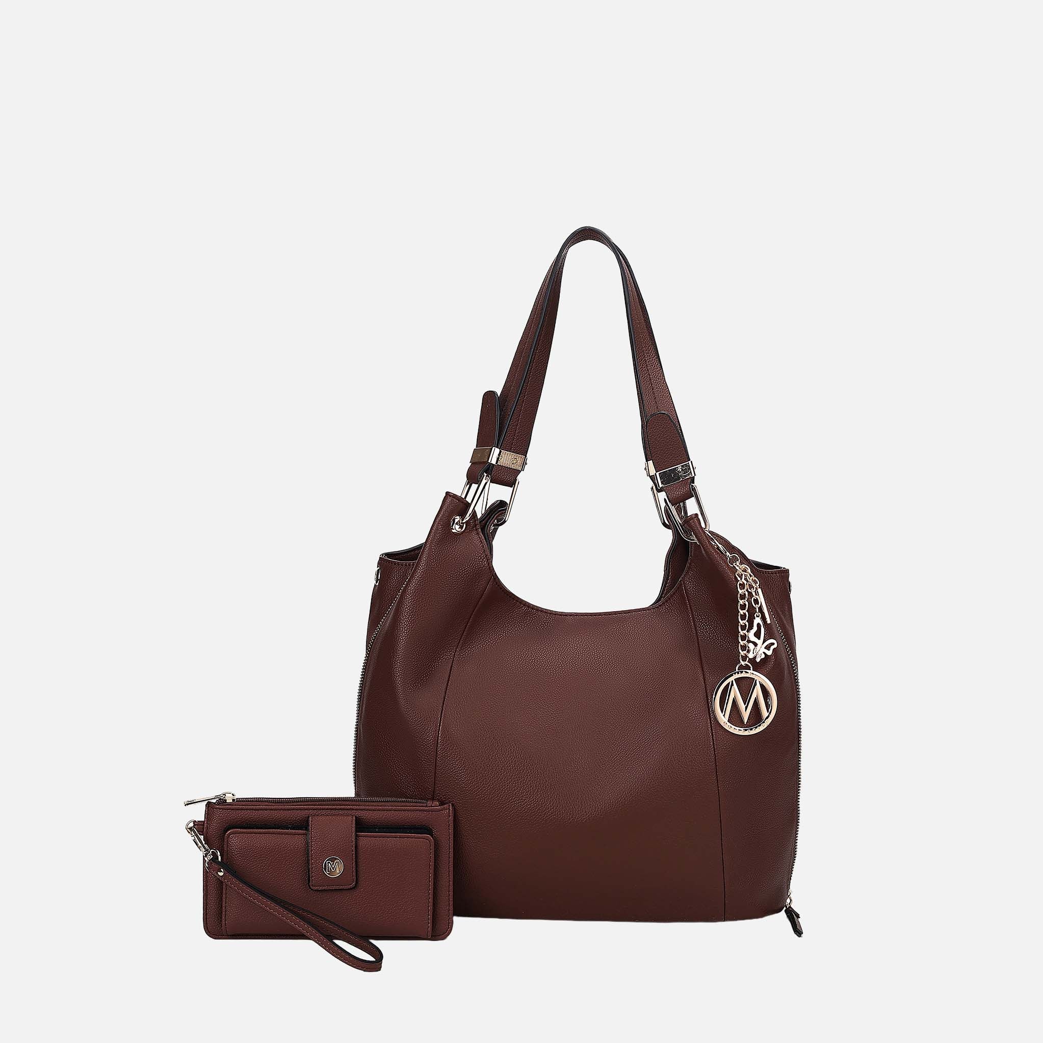 Mkf Collection by Mia K. - Calina Shoulder Bag Cognac view 10 (bag) - mkf collection bags, mkf collecti - shop at us.meeeshop