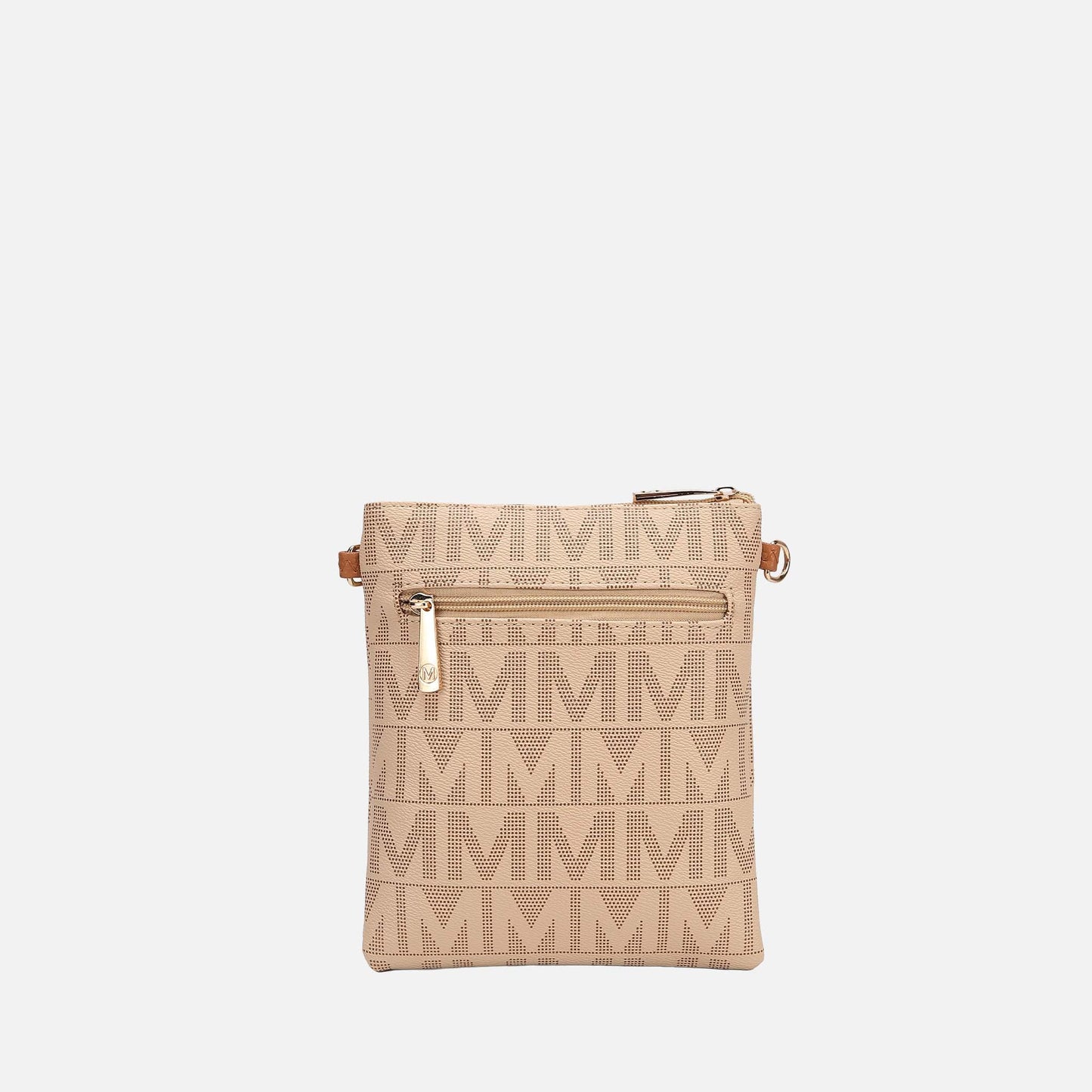 Mkf Collection by Mia K. - Charley Signature Convertible Crossbody Bag in Burgundy view 3 - Mkf Collection Crossbody Bags