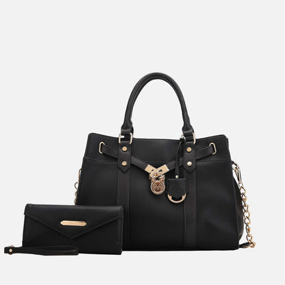 Mkf Collection by Mia K. - Christine L Shoulder and Wallet Set view 13 - Mkf Collection Handbag Sets (one-piece)