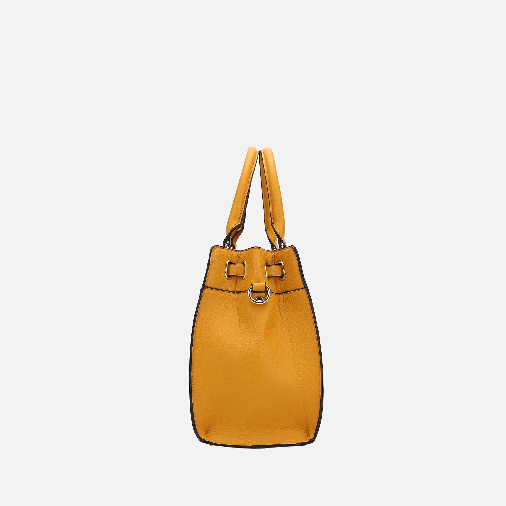 Mkf Collection by Mia K. - Christine L Shoulder and Wallet Set in Cognac Brown view 4 - Mkf Collection Handbag Sets