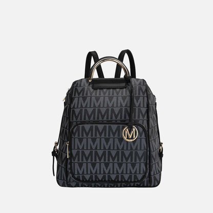 Mkf Collection by Mia K. - Cora Signature Backpack Handbag view 14 - Mkf Collection Bags