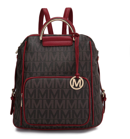 Mkf Collection by Mia K. - Cora Signature Backpack Handbag view 15 - Mkf Collection Bags