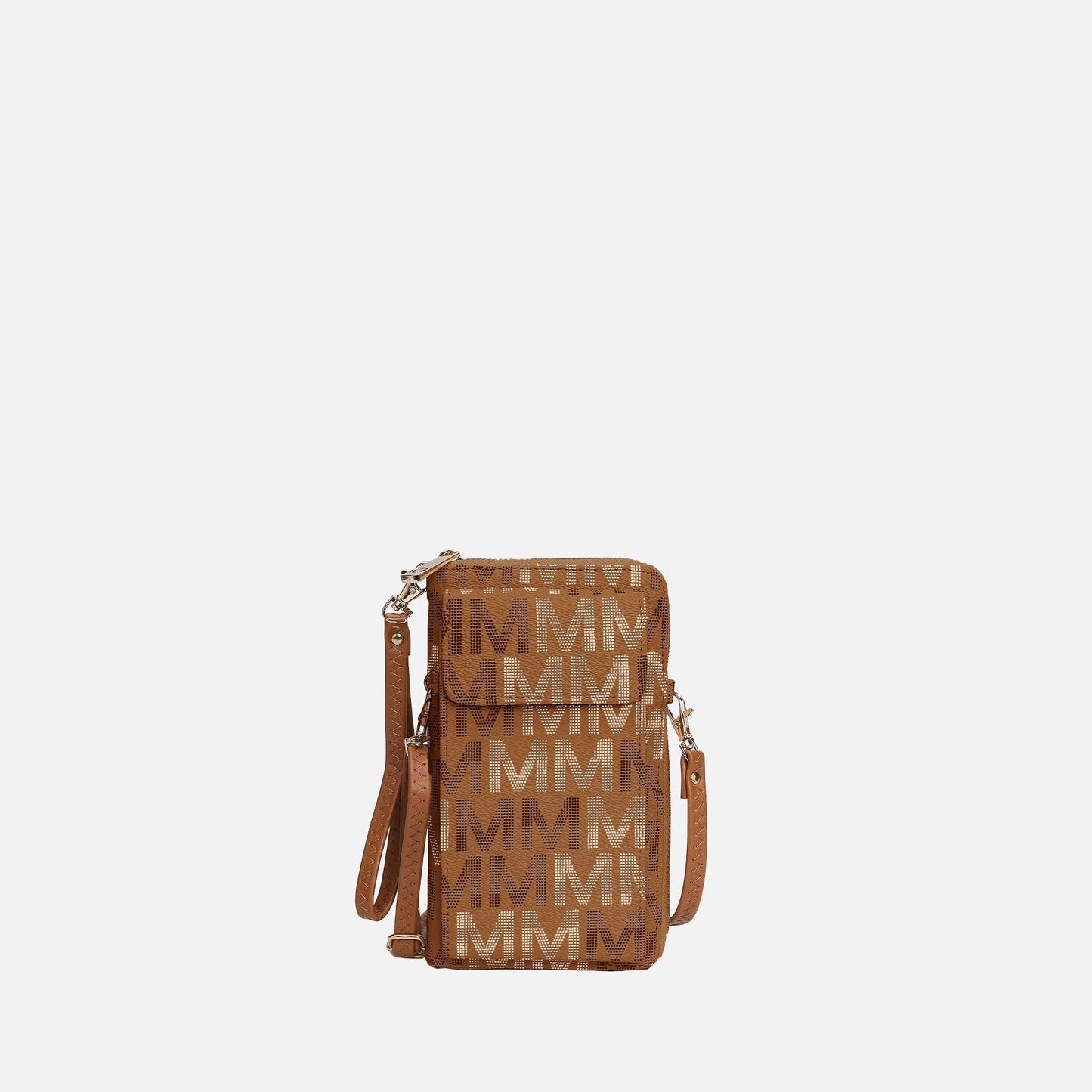 Mkf Collection by Mia K. - Cossetta Phone Crossbody Handbag in Burgundy view 5 - Mkf Collection Crossbody Bags (one-piece)