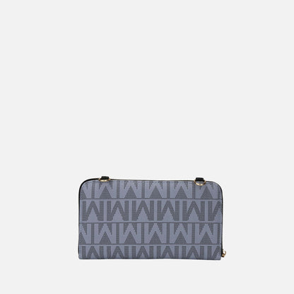 Mkf Collection by Mia K. - Dilma Phone Crossbody Bag in Midnight Blue view 2 - Mkf Collection Crossbody Bags