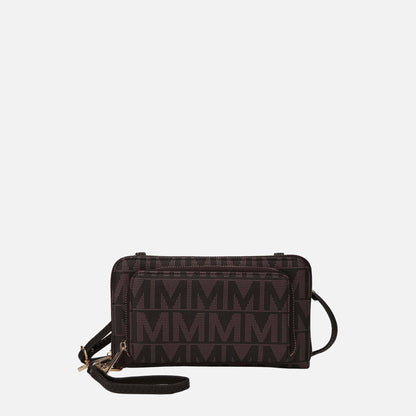 Mkf Collection by Mia K. - Dilma Phone Crossbody Bag in Grey view 5 - Mkf Collection Crossbody Bags