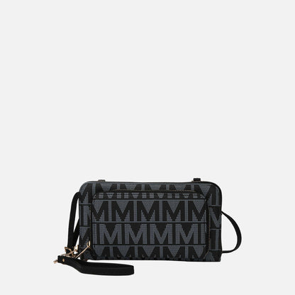 Mkf Collection by Mia K. - Dilma Phone Crossbody Bag in Chocolate view 6 - Mkf Collection Crossbody Bags