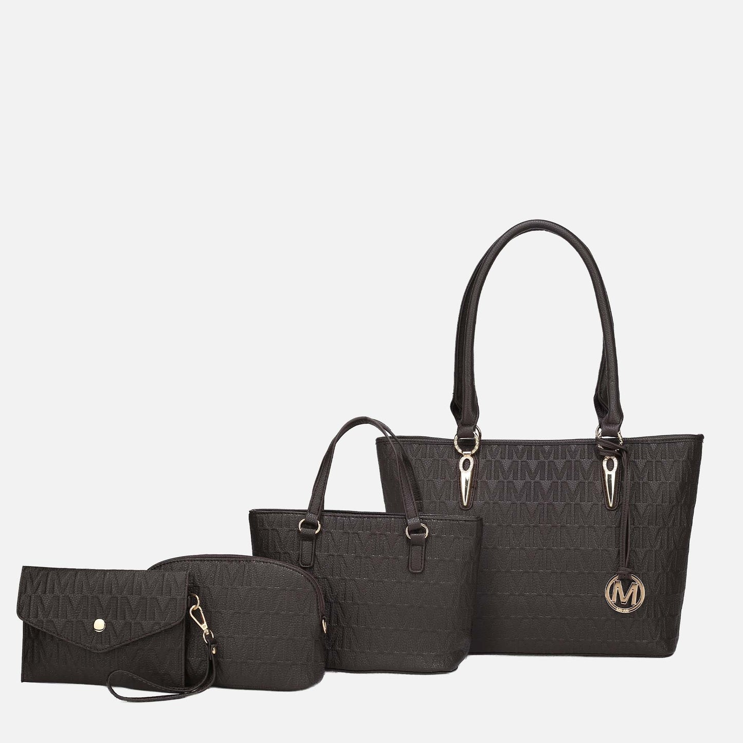 Mkf Collection by Mia K. - Edelyn Signature Tote Bag and Set in Fuchsia view 6 - Mkf Collection Bags (one-piece)