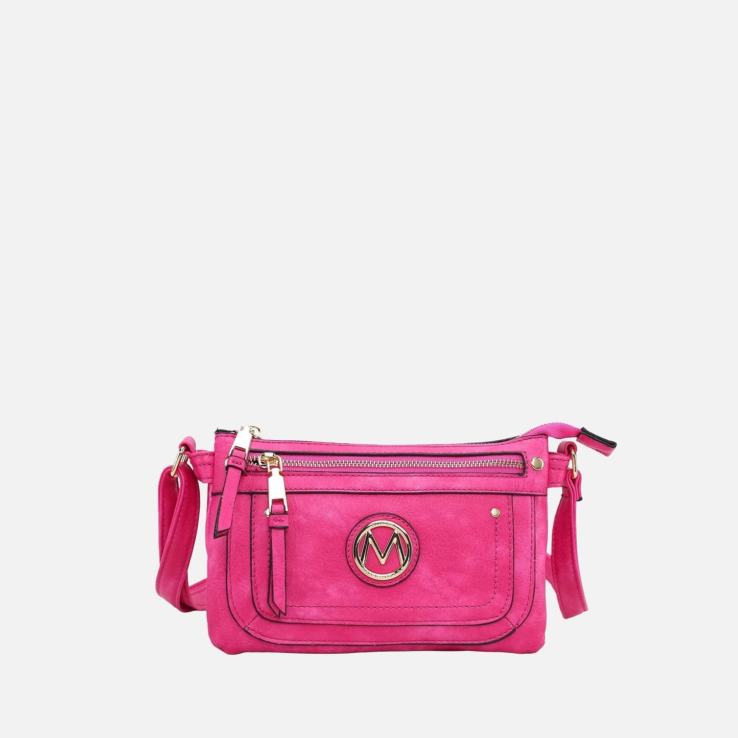 Mkf Collection by Mia K. - Elaina Crossbody Bag in Coffee view 11 - Mkf Collection Crossbody Bags