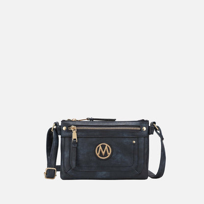 Mkf Collection by Mia K. - Elaina Crossbody Bag in Grey view 8 - Mkf Collection Crossbody Bags