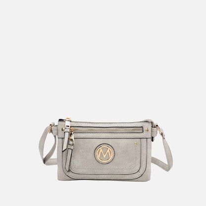 Mkf Collection by Mia K. - Elaina Crossbody Bag in Mustard view 10 - Mkf Collection Crossbody Bags