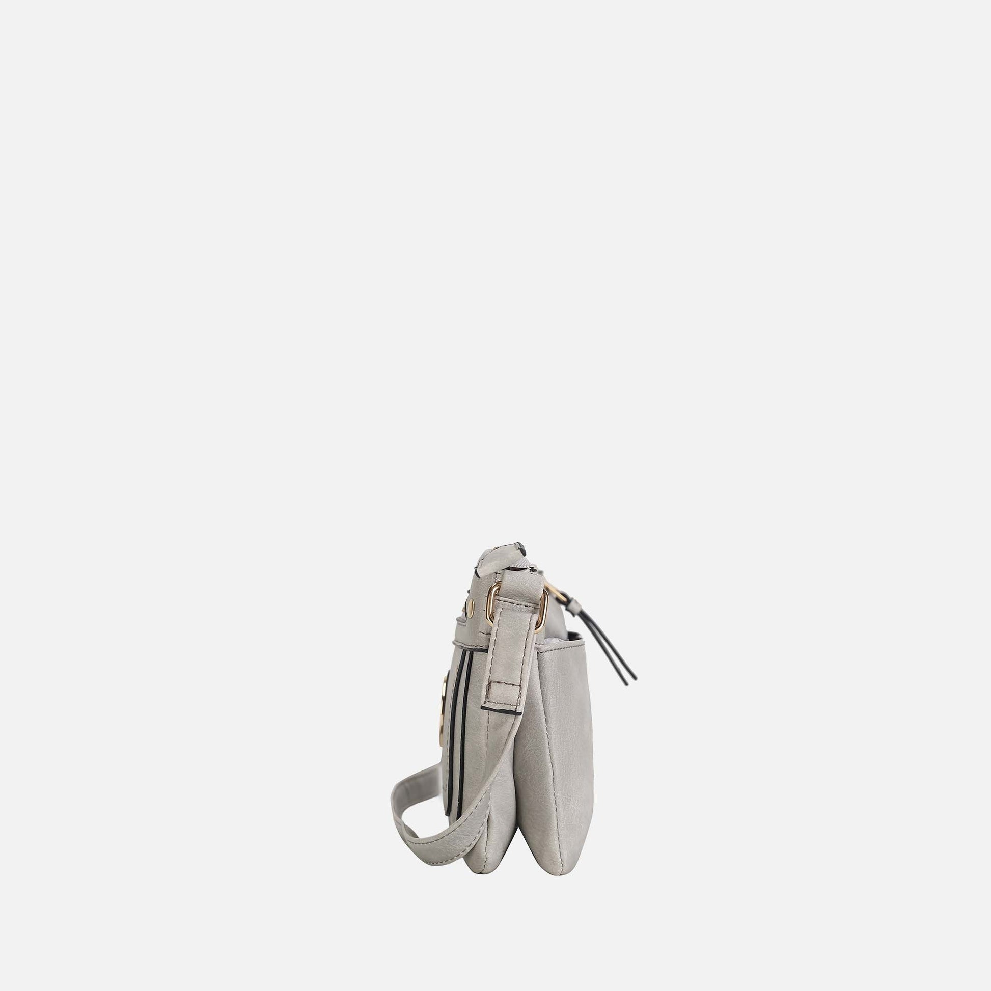 Mkf Collection by Mia K. - Elaina Crossbody Bag in Pink view 4 - Mkf Collection Crossbody Bags
