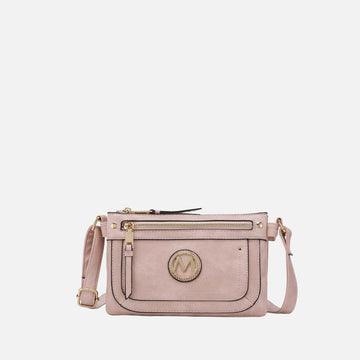 Mkf Collection by Mia K. - Elaina Crossbody Bag in Red - Mkf Collection Crossbody Bags