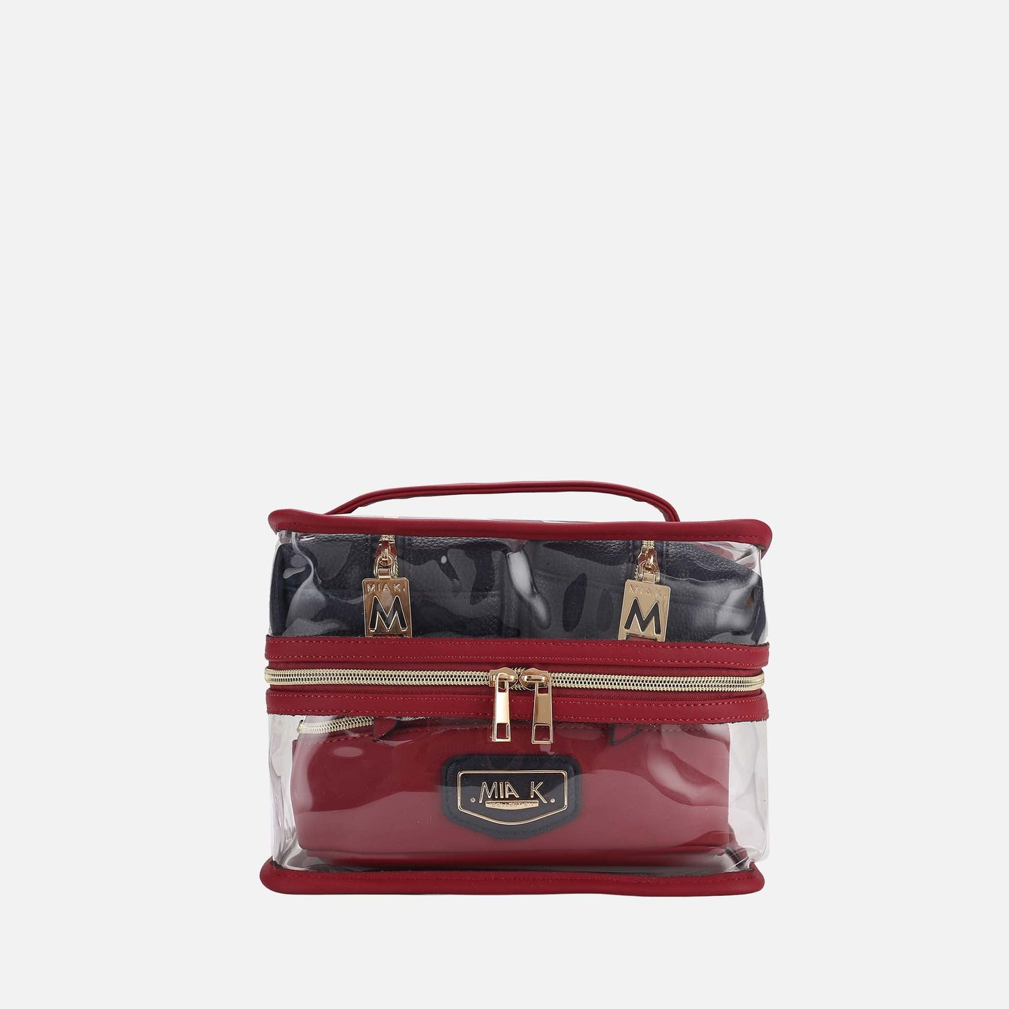 Mkf Collection by Mia K. - Emma Cosmetic Case and Set in Pink view 12 - Mkf Collection Handbag Sets (one-piece)