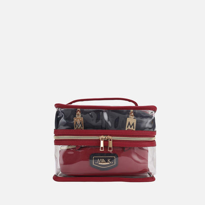 Mkf Collection by Mia K. - Emma Cosmetic Case and Set in Pink view 12 - Mkf Collection Handbag Sets (one-piece)