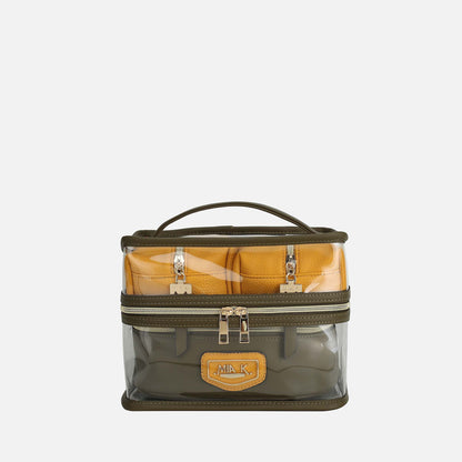 Mkf Collection by Mia K. - Emma Cosmetic Case and Set in Pewter view 14 - Mkf Collection Handbag Sets (one-piece)