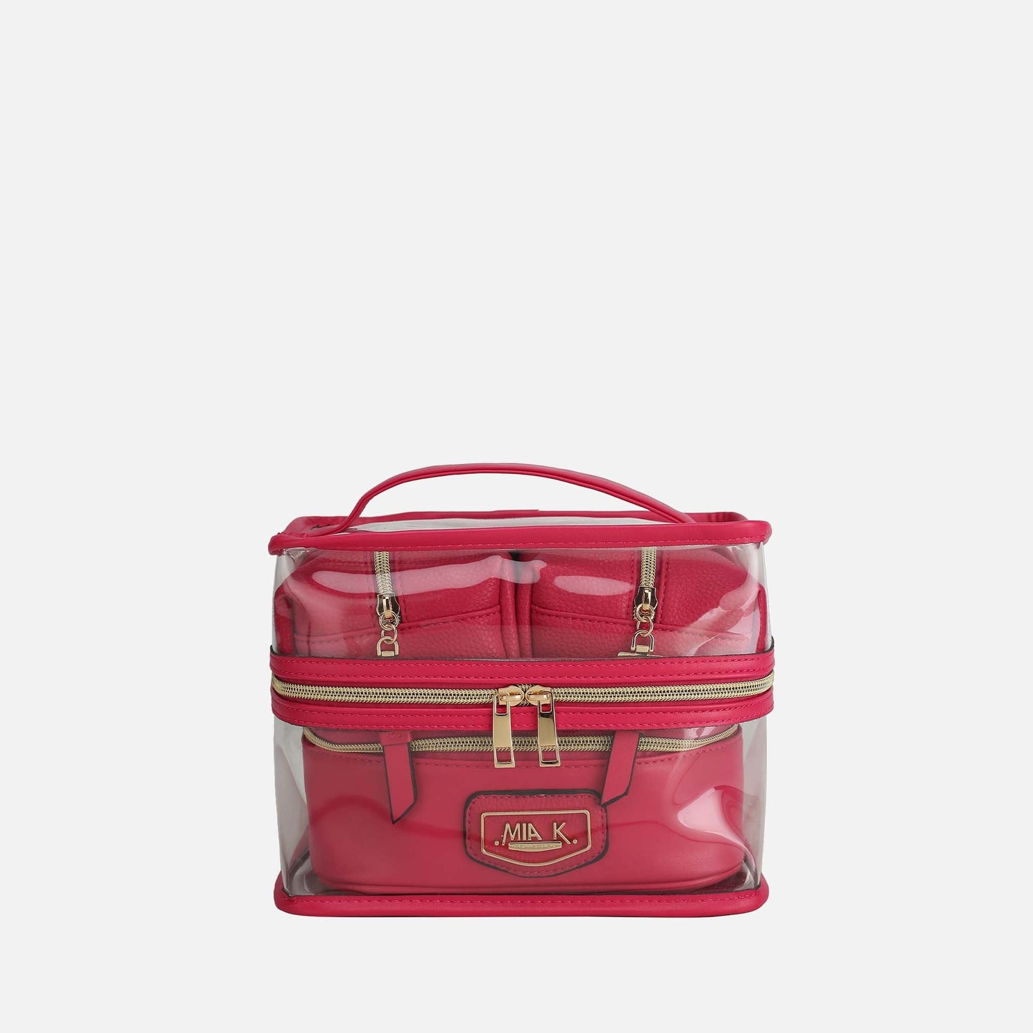 Mkf Collection by Mia K. - Emma Cosmetic Case and Set in Wine view 16 - Mkf Collection Handbag Sets (one-piece)