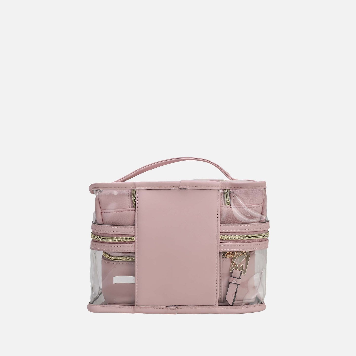 Mkf Collection by Mia K. - Emma Cosmetic Case and Set in Brown view 4 - Mkf Collection Handbag Sets (one-piece)