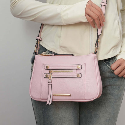 Mkf Collection by Mia K. - Essie Crossbody Bag in Denim Blue view 2 - Mkf Collection Crossbody Bags