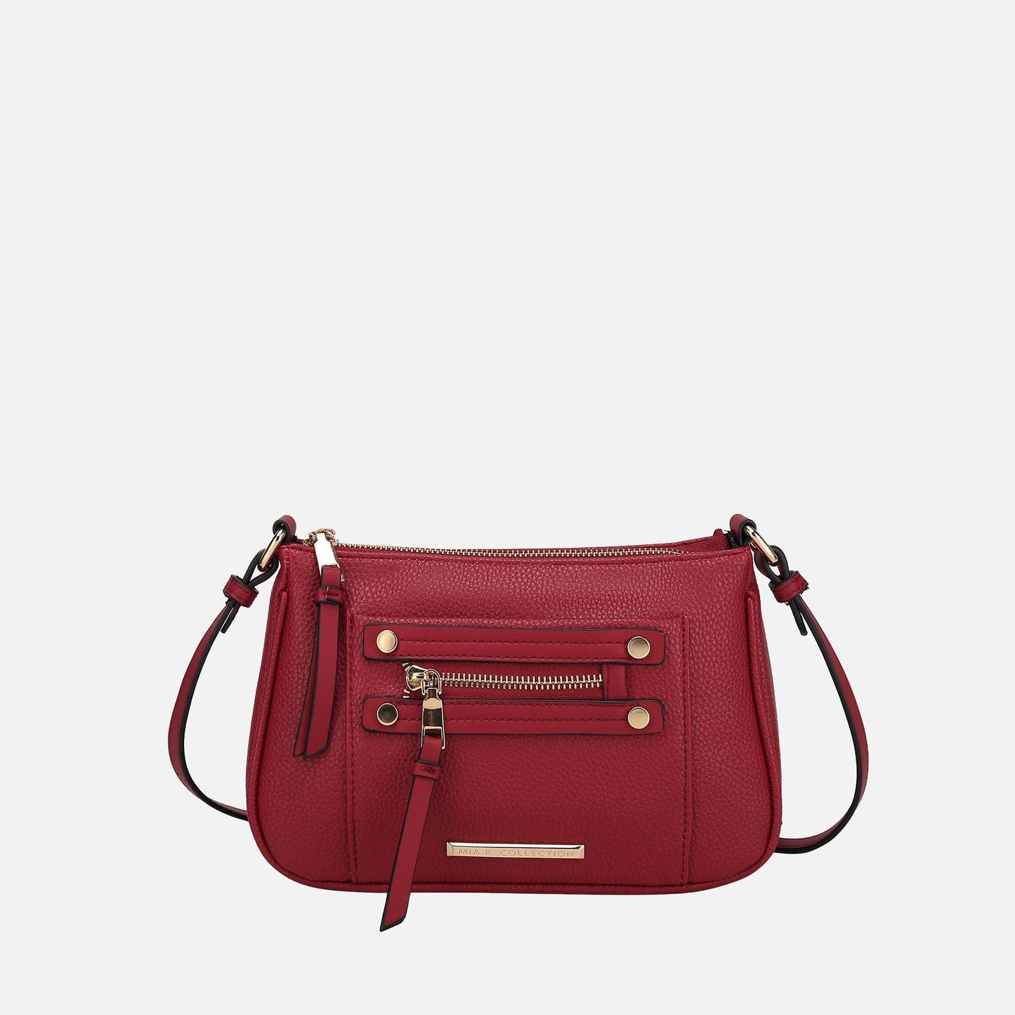Mkf Collection by Mia K. - Essie Crossbody Bag in Pewter view 8 - Mkf Collection Crossbody Bags