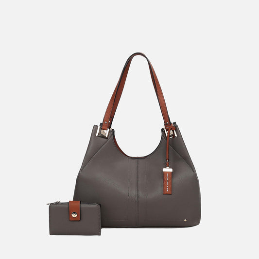 Mkf Collection by Mia K. - Estelle Shoulder Bag in Black - Mkf Collection Bags