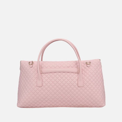 Mkf Collection by Mia K. - Eulalie Weekender Bag in Cognac Brown view 3 - Mkf Collection Bags