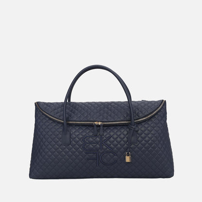 Mkf Collection by Mia K. - Eulalie Weekender Bag in Wine view 8 - Mkf Collection Bags