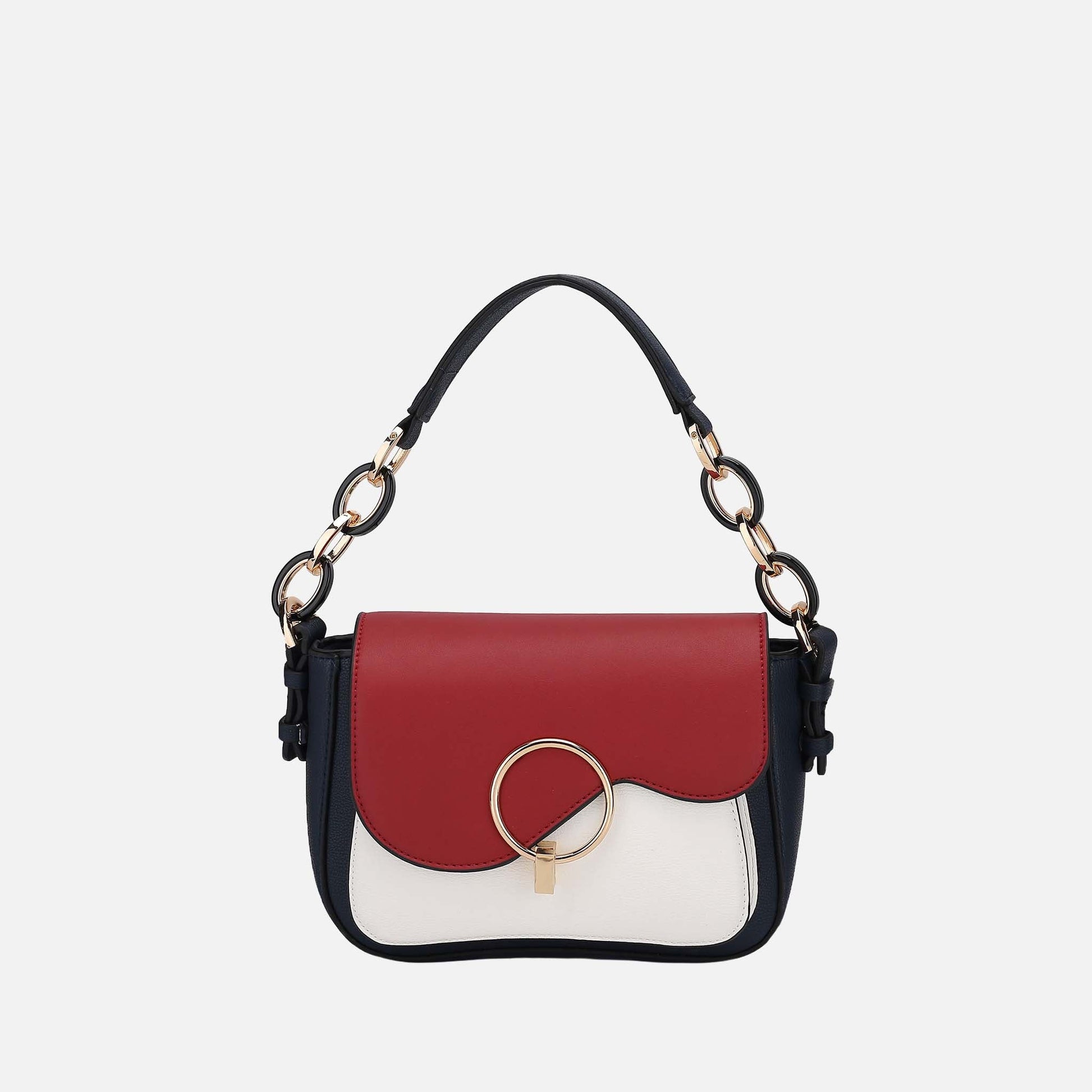 Mkf Collection by Mia K. - Fantasia Shouder Bag in Cognac Brown - Mkf Collection Bags