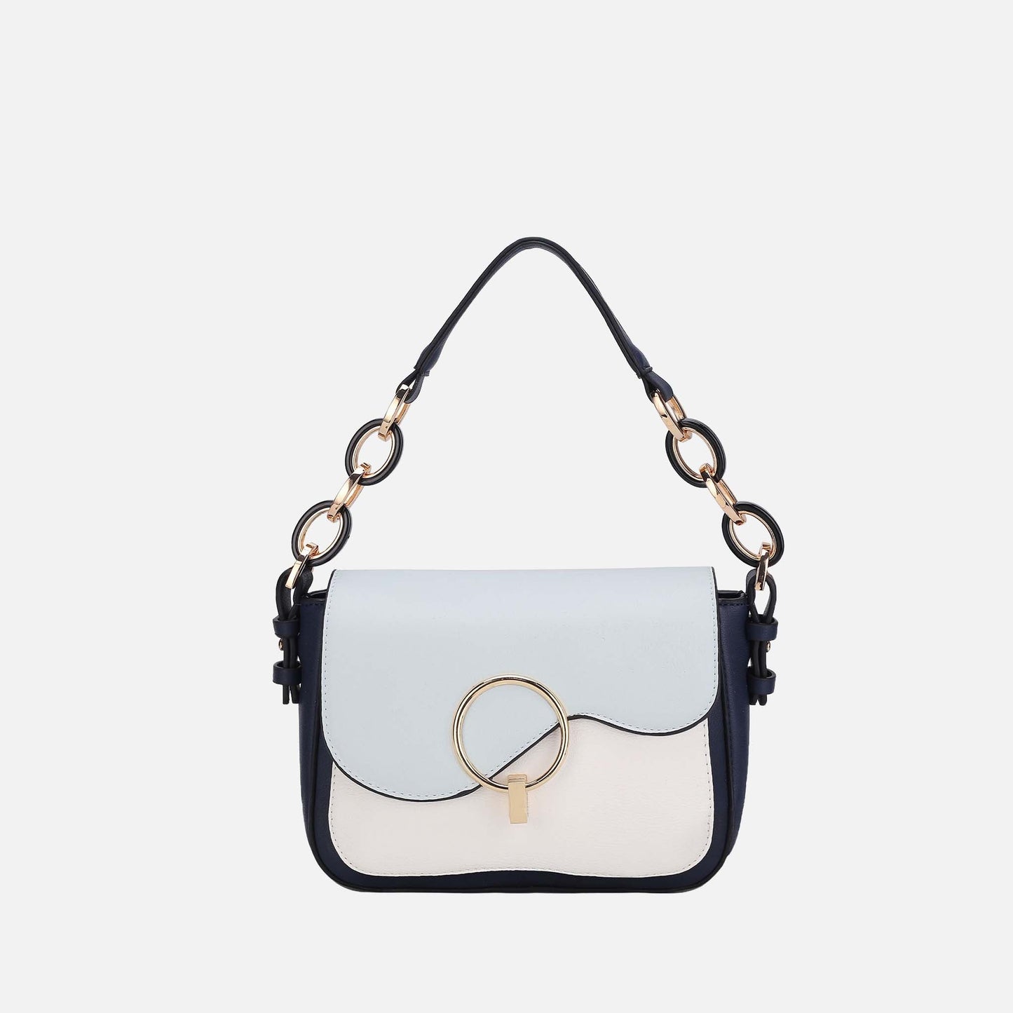 Mkf Collection by Mia K. - Fantasia Shouder Bag in Light Grey view 9 - Mkf Collection Bags