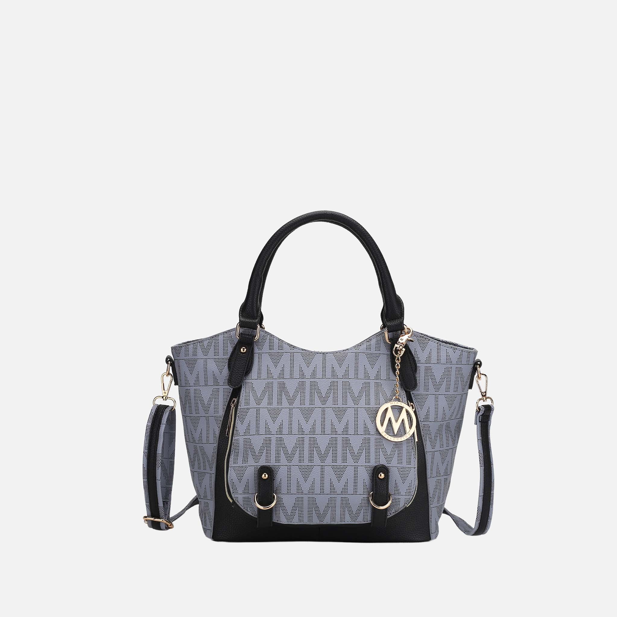 Mkf Collection by Mia K. - Fula Signature Shoulder Bag Pink view 9 (bag) - mkf collection bags, mkf col - shop at us.meeeshop