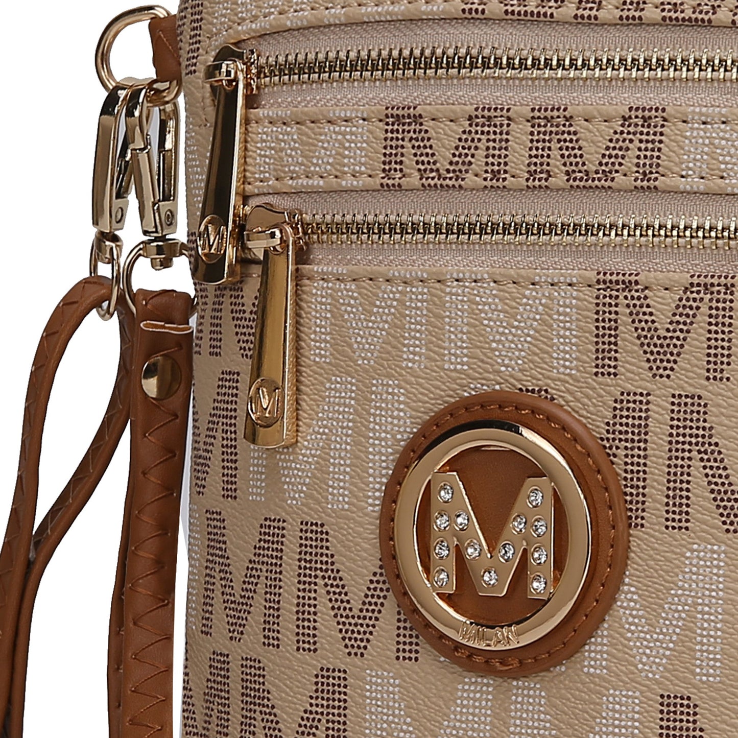Mkf Collection by Mia K. - Gaia Milan Signature Crossbody Bag view 11 - Mkf Collection Crossbody Bags