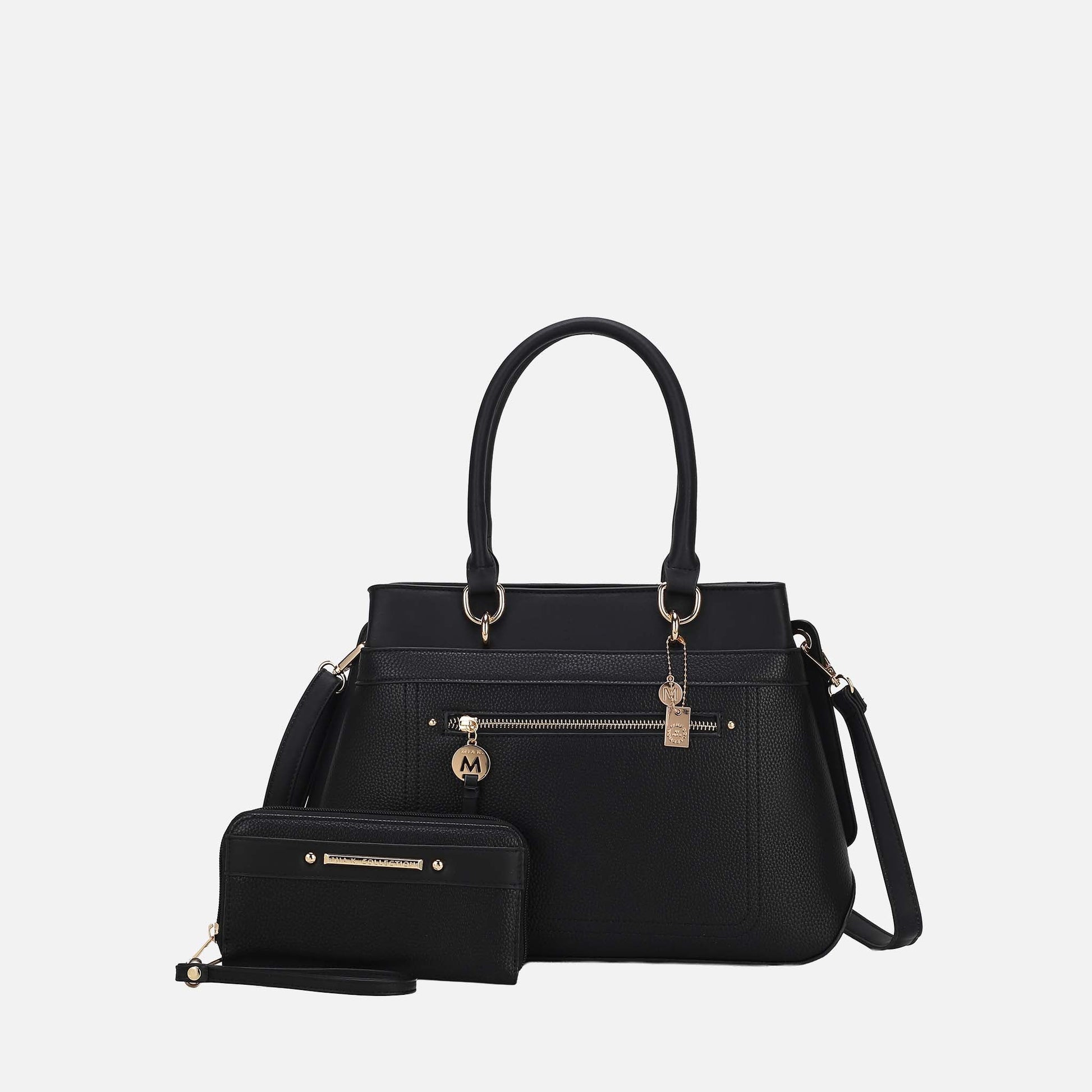 Mkf Collection by Mia K. - Gardenia Tote Bag and Wallet Set in Golden Poppy view 11 - Mkf Collection Bags (one-piece)