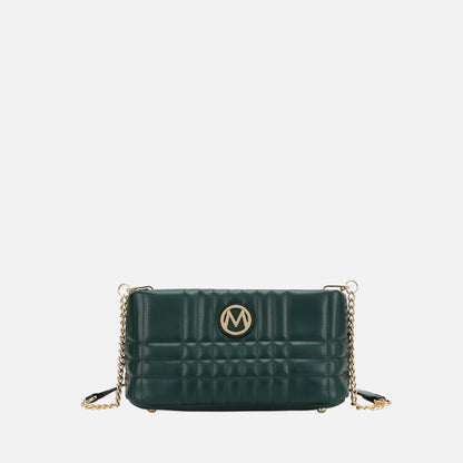 Mkf Collection by Mia K. - Giada Shoulder Bag in Teal view 11 - Mkf Collection Bags