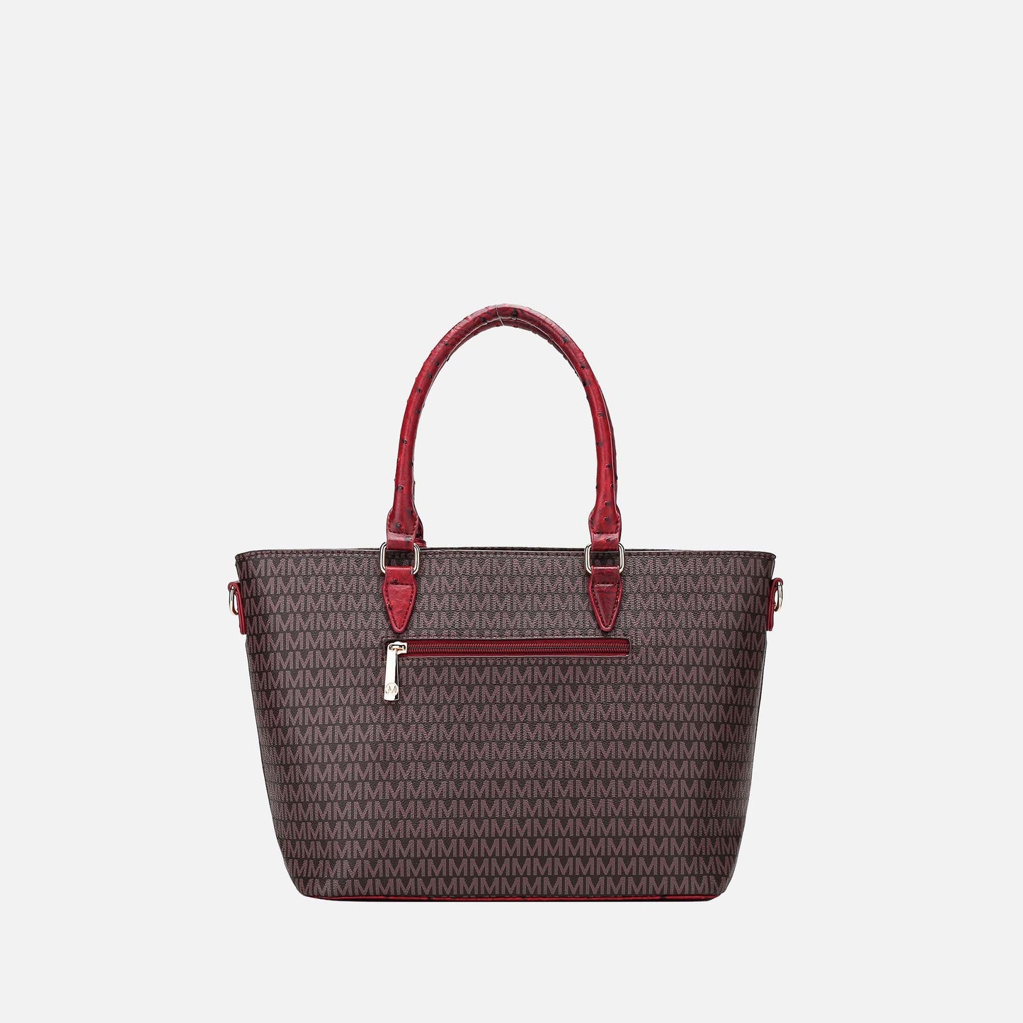 Mkf Collection by Mia K. - Grace Signature Tote Bag in Midnight Blue view 3 - Mkf Collection Bags