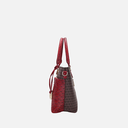 Mkf Collection by Mia K. - Grace Signature Tote Bag in Tan view 4 - Mkf Collection Bags