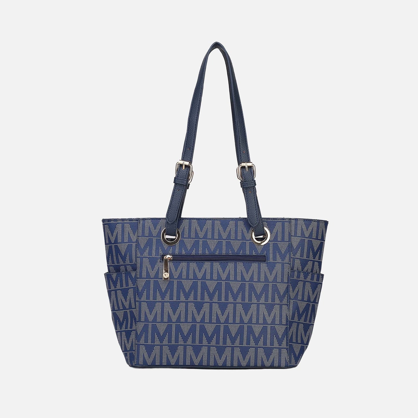 Mkf Collection by Mia K. - Griselda Signature Tote Bag in Beige view 3 - Mkf Collection Bags