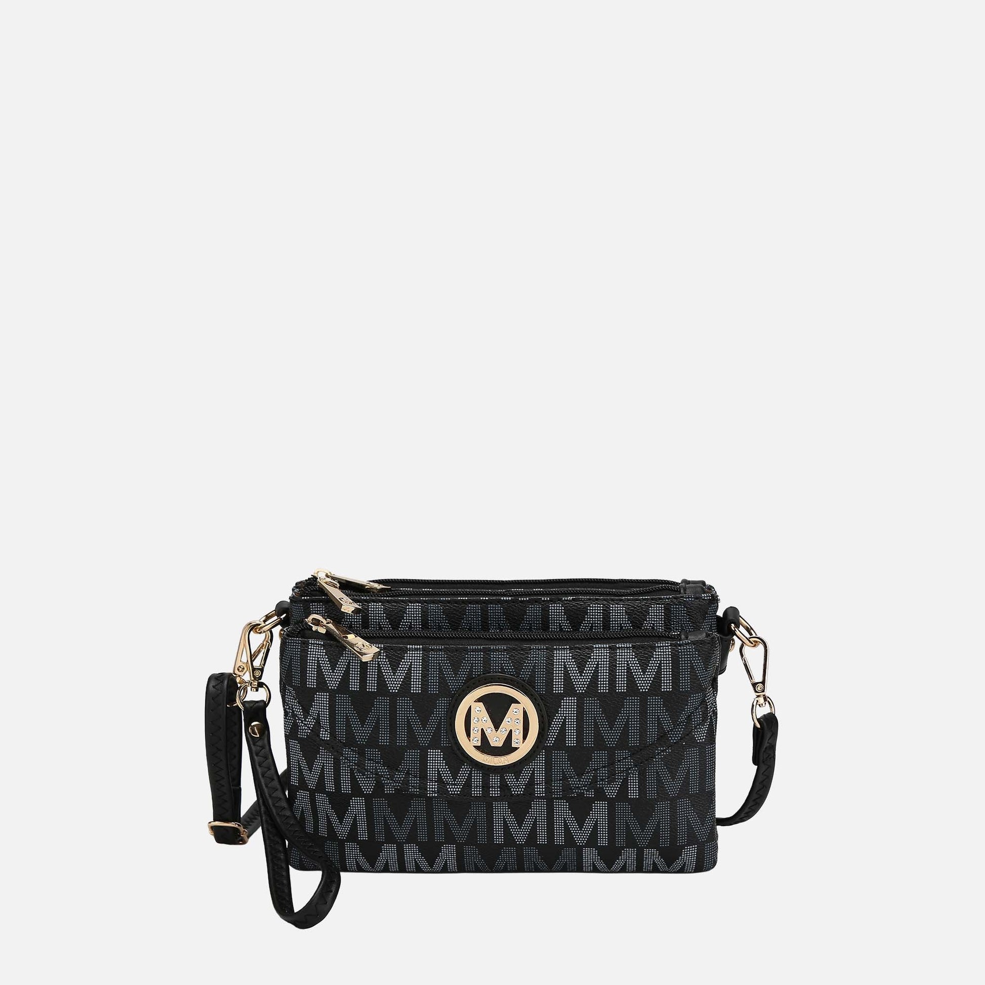 Mkf Collection by Mia K. - Ishani Signature Crossbody Bag in Camel view 6 - Mkf Collection Crossbody Bags