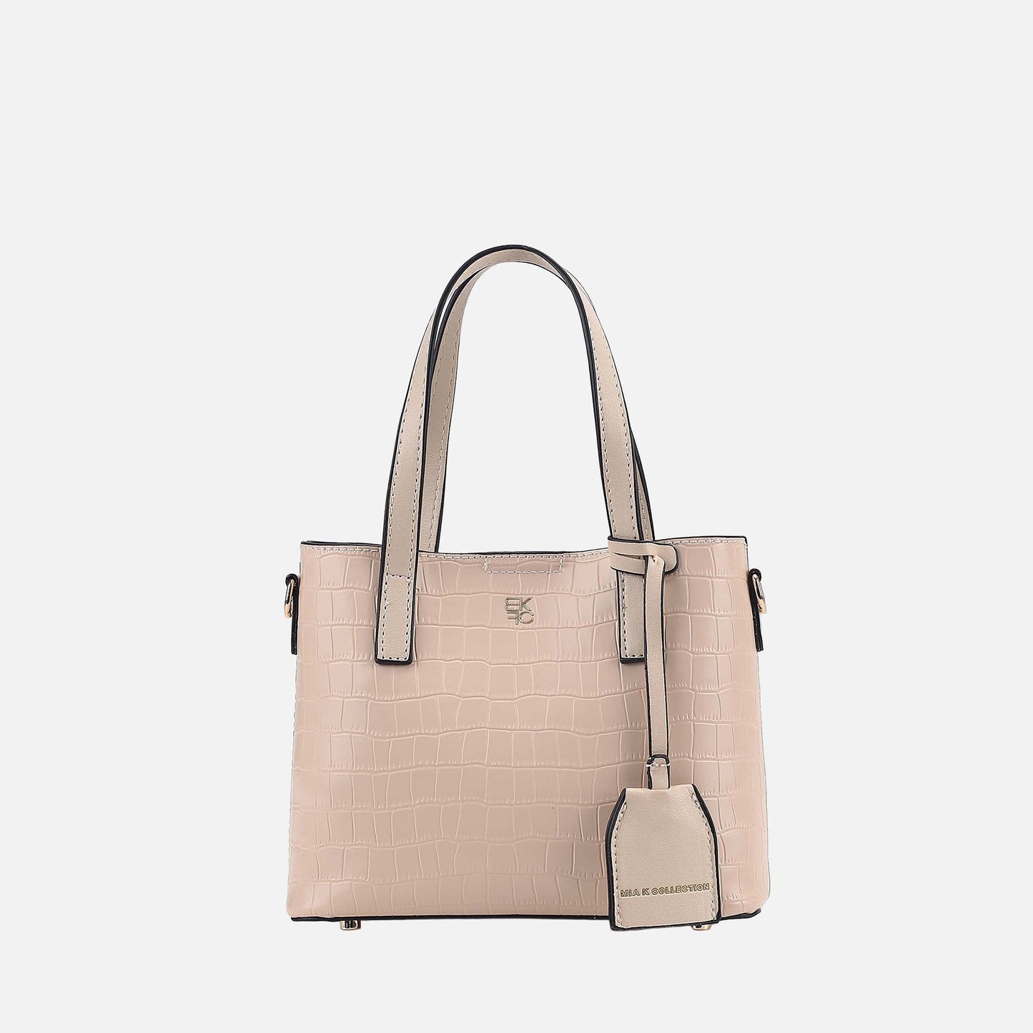 Mkf Collection by Mia K. - Isolde Tote Bag in Coffee view 5 - Mkf Collection Bags
