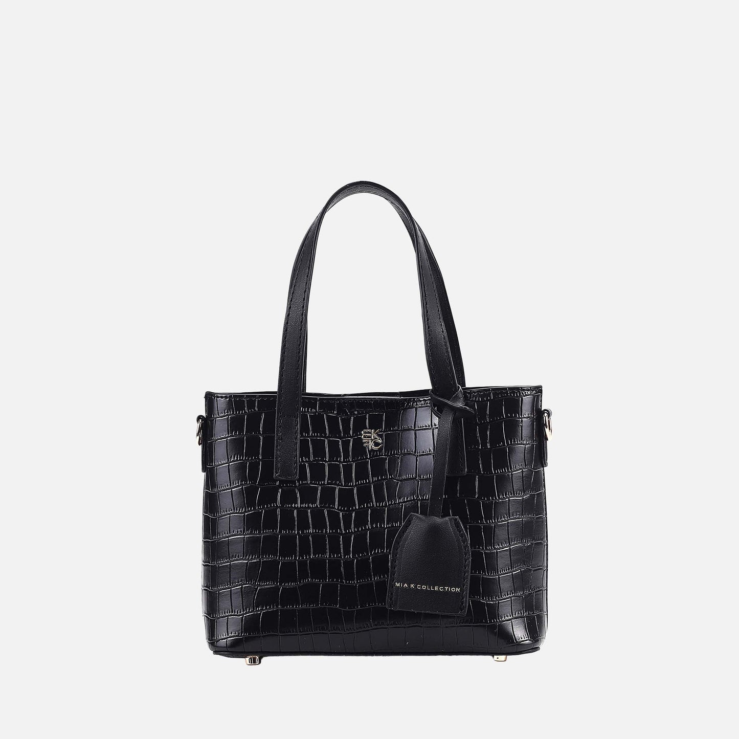 Mkf Collection by Mia K. - Isolde Tote Bag in Cognac Brown view 6 - Mkf Collection Bags