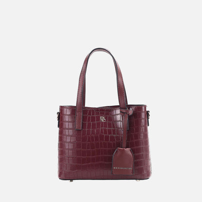 Mkf Collection by Mia K. - Isolde Tote Bag in Fuchsia view 8 - Mkf Collection Bags