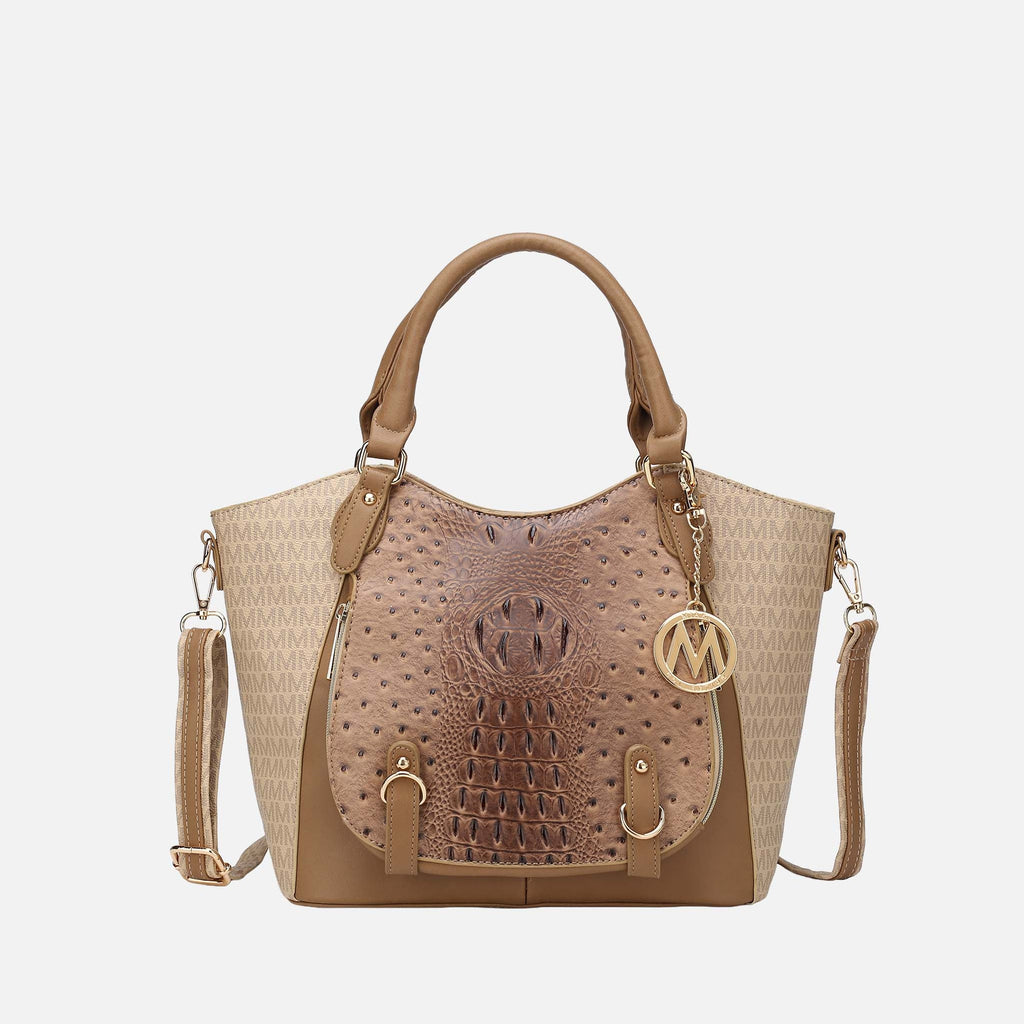 Mkf Collection by Mia K. - Jacqueline Signature Shoulder Bag Wine view 6 (bag) - mkf collection bags, m - shop at us.meeeshop