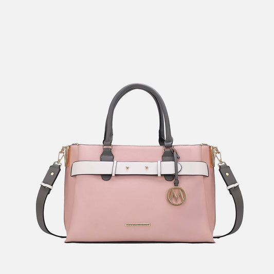 Mkf Collection by Mia K. - Jamie Shoulder Bag in Beige - Mkf Collection Bags