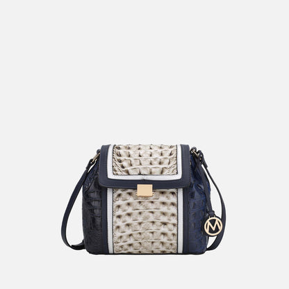 Mkf Collection by Mia K. - Jamilah Shoulder Bag in Cognac Brown view 4 - Mkf Collection Bags