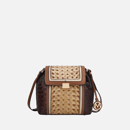 Mkf Collection by Mia K. - Jamilah Shoulder Bag in Golden Poppy view 7 - Mkf Collection Bags