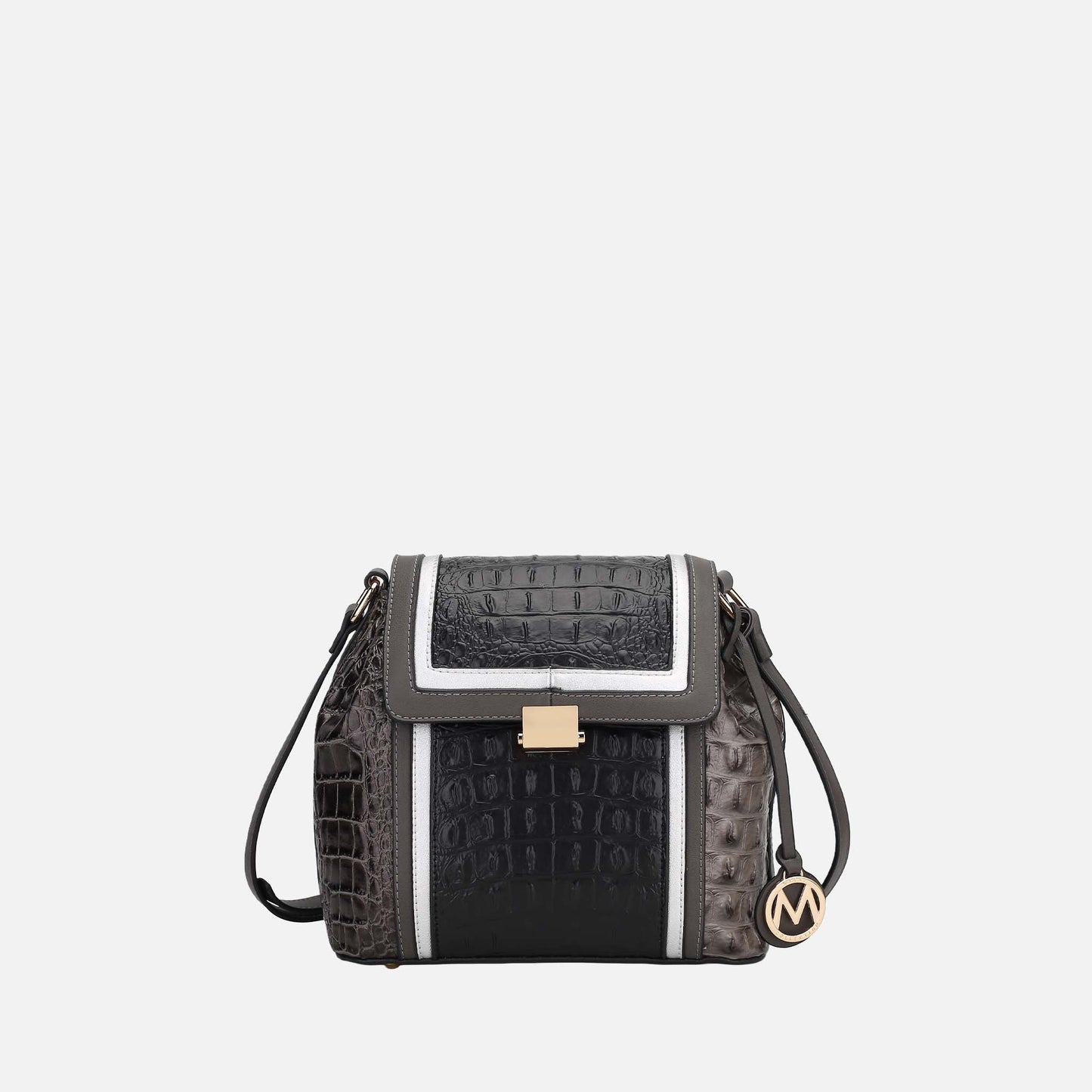 Mkf Collection by Mia K. - Jamilah Shoulder Bag in Indigo view 8 - Mkf Collection Bags