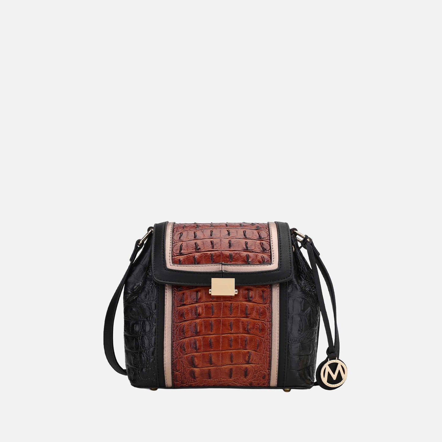 Mkf Collection by Mia K. - Jamilah Shoulder Bag in Midnight Blue view 6 - Mkf Collection Bags