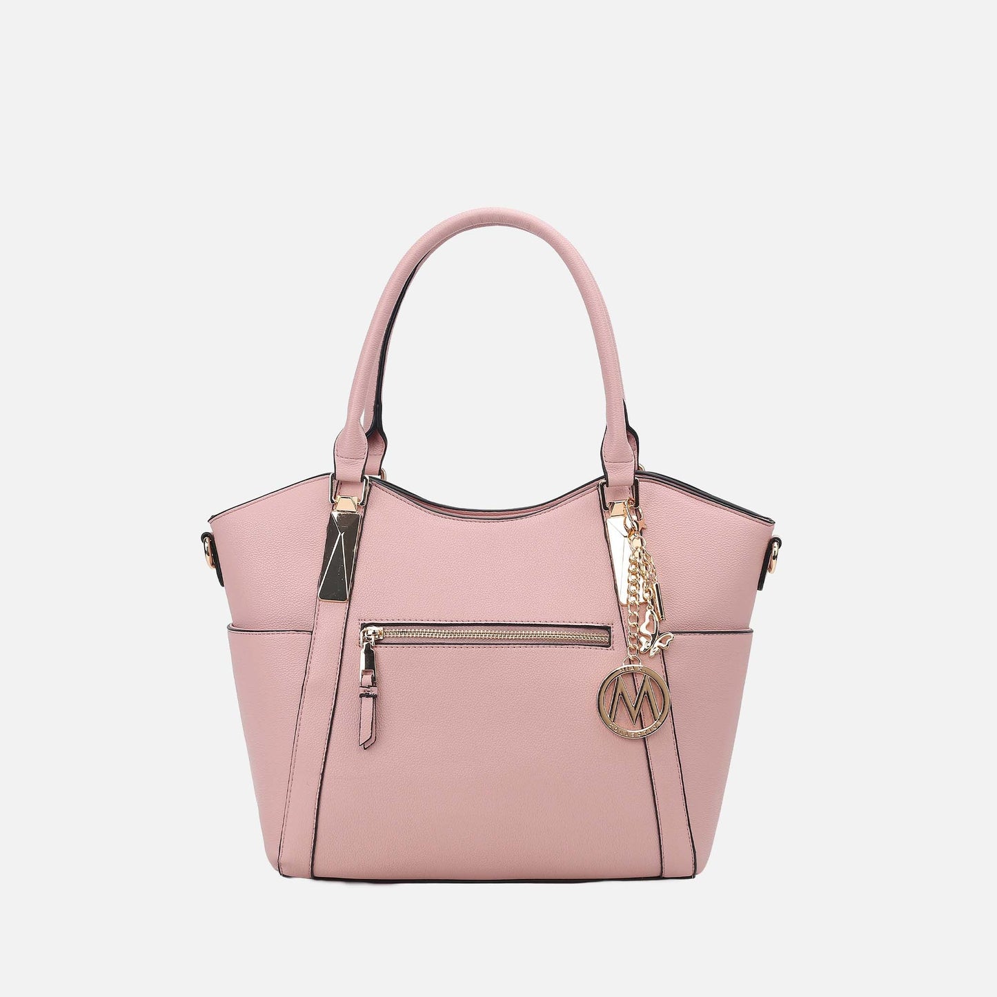 Mkf Collection by Mia K. - Janise Tote Bag in Dusty Pink view 16 - Mkf Collection Bags
