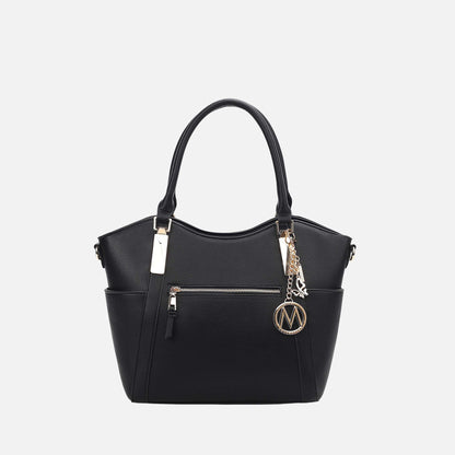 Mkf Collection by Mia K. - Janise Tote Bag in Gray view 9 - Mkf Collection Bags