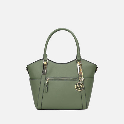 Mkf Collection by Mia K. - Janise Tote Bag in Khaki view 12 - Mkf Collection Bags