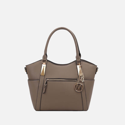 Mkf Collection by Mia K. - Janise Tote Bag in Merlot view 14 - Mkf Collection Bags