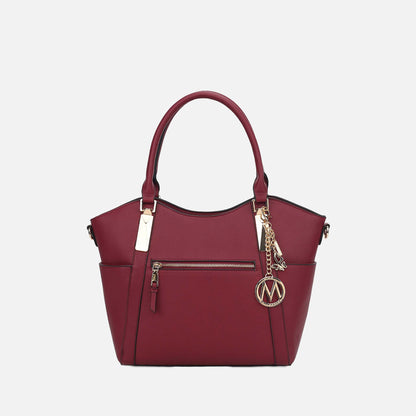 Mkf Collection by Mia K. - Janise Tote Bag in Purple view 11 - Mkf Collection Bags